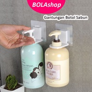 Gantungan Botol Sabun Shampoo Kamar Mandi Tempel | Holder Botol Sabun Shampoo