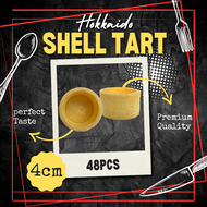 48pcs Shell Tart Hokkaido 4cm Tart Shell Rangup Shell Mini Harga Borong readymade Kulit Tart ready m