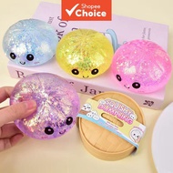 Creative Food Emoticon Baozi Squishy Toy Soft Maltose Squeeze Play For Stress Relief Spring