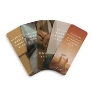 [eslite Exclusive] Huangshan Material Quotations PVC Transparent Card Bookmark 5pcs/Set/eslite eslit