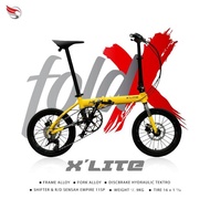 Sepeda lipat foldx Xlite