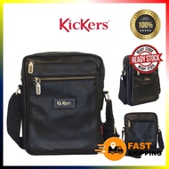 KICKERS ORIGINAL COW LEATHER SLING BAG CROSSBODY BEG LELAKI KULIT ORIGINAL LEMBU ASLI BEG SILANG BRA