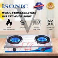 ISONIC STAINLESS STEEL GAS COOKER IGB-001 || IGB-1010S || KHIND GAS COOKER GC1090