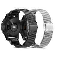 26mm 22mm Sport Stainless steel Strap For Garmin Fenix 7X 7 6 Solar Fenix6 5/EPIX/Instinct 2/Descent Mk2i Watch Band Watchband