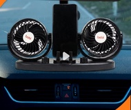 KIPAS DOUBLE FAN DC 12VOLT+ CAS HP/KIPAS MOBIL DOBLE FANN 12 VOLT CAS USB
