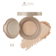 SUPERMOM l SECOND SKIN LOOSE POWDER (แป้งฝุ่นฟิลเตอร์เบลอผิว กระปุกทรงกลม ปริมาณสุทธิ 7 กรัม มีพัฟสี