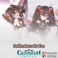 Dakimakura Hu Tao Genshin Impact Pillow Hu Tao Pillowcase 原神 胡桃抱枕GSDK