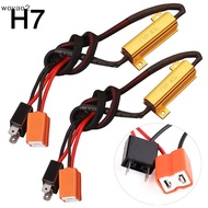 [woyao2] 2Pcs H7 50W 6Ω LED decoder car load resistor warning canceller decoder light Boutique