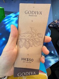 Godiva 50元現金券