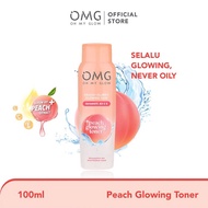 OMG Peach Glowing Toner 25gr || Toner Wajah