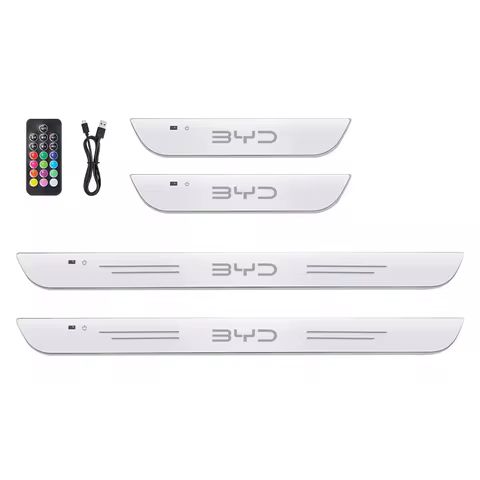 Car LED Wireless Threshold Light For BYD Atto 3 Tang F3 F03 E6 Yuan Plus Song MCaax F0 Qin G3 I3 Han