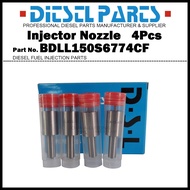 4Pcs Fuel Injector Nozzle Tips BDLL150S6774CF 83917472 D8NN9E527BB for Ford New Holland 2600 2610 28