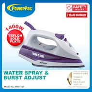 PowerPac Steam Iron with Spray  Non Stick Iron (PPIN1107)