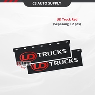 1set 2pcs Mudflap Thailand Depan Bumper Bottom Getah Bumper Bawah Siam Trailer Lori Truck Truckers k