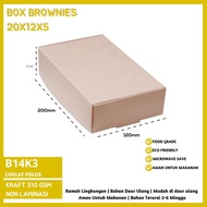 Brownies Box Bread Box Brownies Box 20x12x5 (B14K3-20X12X5)