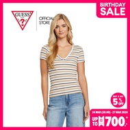 GUESS WOMEN เสื้อยืด รุ่น QBVP09KB9E0  สีน้ำตาล