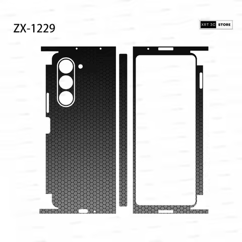 Colorful Anti-Scratch Stickers For Samsung Galaxy Z Fold6 5 4 3 7 Fold5 Fold4 Protective Decal Skin 