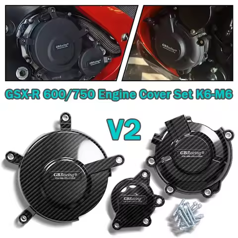For GSXR600 GSXR750 GSX-R 600 750 2006-2026 K6 K8 K11 M4 M5 M6 Engine Cover Protector Accessories NE