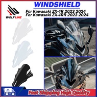 For Kawasaki ZX-4R ZX-4RR ZX-25R ZX4R R ZX25R 2020-2025 Windscreen raised Windshield