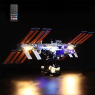 LED Light Kit (Remote Control) Compatible with International Space Station - Lighting Set for Ideas