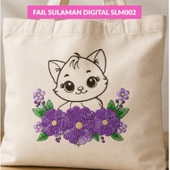 Fail Corak Sulaman Digital Sedia untuk Mesin Sulam Brother, Singer, Janome (PES, DST, DGT, JEf, XXX)