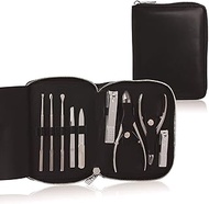Korean Nail Clipper! World No. 1. Three Seven (777) Travel Manicure Grooming Kit Nail Clipper Set (9