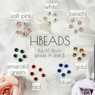 DB505 | 10gram / 150pcs Round Diamond 8 mm