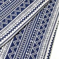 Multi-color Tribal Fabric Thai Woven Fabric Craft Supplies Textile 1/2 yard
