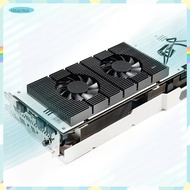 [izmbprke] Graphic Card Backplane Cooler w/ Dual Fan Adjustable for RTX 3090 3080 30 Card