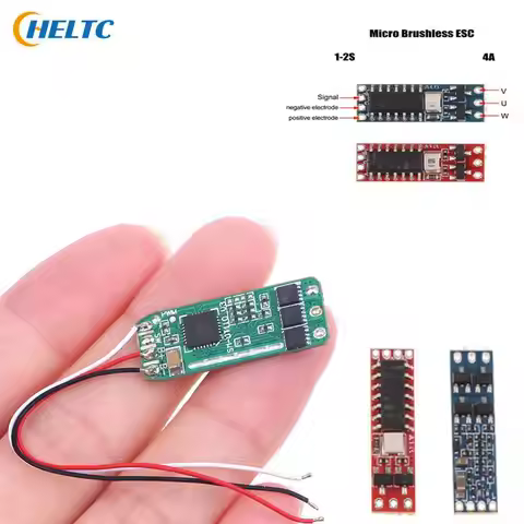 1pc Mini 2S 4A Brushless Motor Driver Board Aircraft Model Brushless Electric Regulator Module