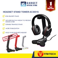 FANTECH HEADSET HEADPHONE STAND AC3001S / AC304 Pro RGB LIGHTING BASE TOWER