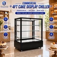 Snow Cloud Commercial Cake Display Chiller 4FT  Refrigerated Cake Showcase Glass Display Chiller