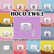 READY STOCK!For HOCO EW63 Case Earphone Case Sweet Cute Cartoon Soft Silicone Casing