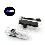 2Pair Car LED M Projector Laser Logo Door Light For BMW