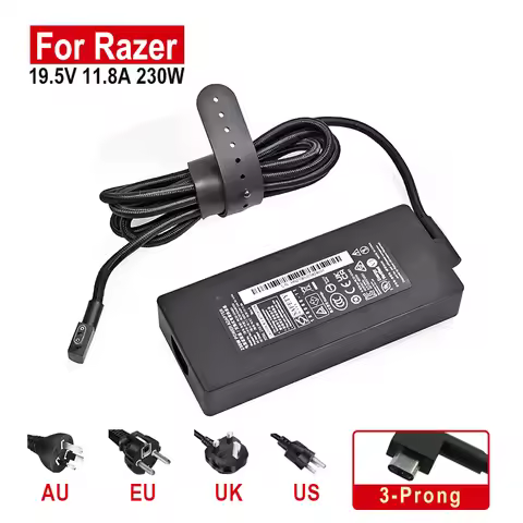 19.5V 11.8A 230W USB Type C AC Adapter Charger For Razer Blade 15 Pro 17 GTX1060 GTX1070 GTX2070 GTX