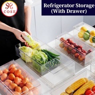 【Ready stock】ﺴ✓♟COSE Fridge Organizer Drawer Freezer Storage Box Refrigerator Organizer Box Fridge Storage Food Storage