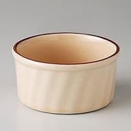 Roman Range 3 Half Soufflé, 3.5 x 1.9 inches (9 x 4.9 cm), 5.3 oz (152 g), Oven Wear, Hotel, Restaur