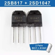 4pcs D1047 B817 ( 2 x 2SD1047 2 x 2SB817 ) TO-3P Audio Amplifier Power Transistors