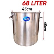 PERIUK SUP / PERIUK SUP TEBAL / Toffi Stainless Steel Stock Pot(Thick) / Steel Pot (30cm - 50cm)/Sou