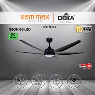 DEKA DC Motor Aluminium Blades Ceiling Fan NEON 66 LED / DC Inverter / Ceiling Fans/ DEKA+ / 66LED