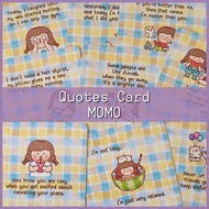QUOTES CARDS POSITIVE QUOTES - MOMO