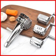 其他品牌 - 手搖芝士刨 不銹鋼旋轉刨絲切片磨粉器 不鏽鋼切絲器 省力手搖芝士刨刀 多功能乳酪刨 薑絲刨 擦絲器 多功能切絲器
