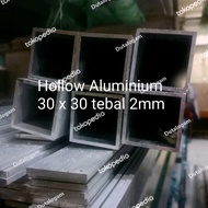 Besi- Hollow Aluminium 30 X 30 X Tebal 2Mm X 1000 / Holo Alumunium