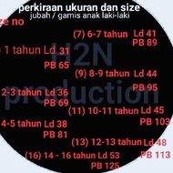 {SGL.10Jn22T} boys robes 1 3 5 7 9 11 12 13 14 15 16 years / Boys' robes 1 - 16 years | H2Nproductio