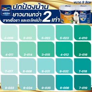 Dulux สีเขียว อัลติม่า+อีซี่แคร์พลัส กึ่งเงา ขนาด 9ลิตร สีทาบ้าน สีน้ำ สีทาภายนอก+ภายใน เกรด 15 ปี I