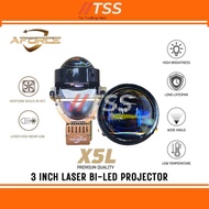 AFORCE X5L 3INCH LASER BI-LED PROJECTOR 70W ( BULE FILM) 1 PAIR CAR PROJECTOR HEAD LAMP PROJECTOR