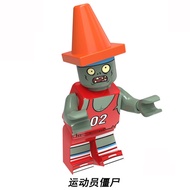 Compatible with Lego Plants vs. Zombies Building Blocks Iron Channel Barricade Pharaoh Zombies Zombi