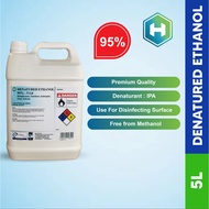 LOW PRICE  Denatured Ethanol 95% (DEA 95%) 5 Litre