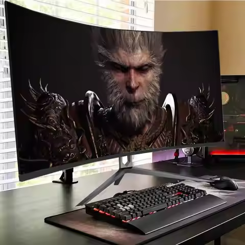 Hot Sale 27/32inch Black Myth Wukong Curved Gaming Monitor 2K-8K IPS Panel 165Hz 16:9 1ms Response T