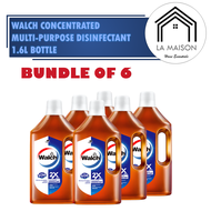 [Bundle of 6] Walch Concentrated Multi-Purpose Disinfectant 1.6L Bottle